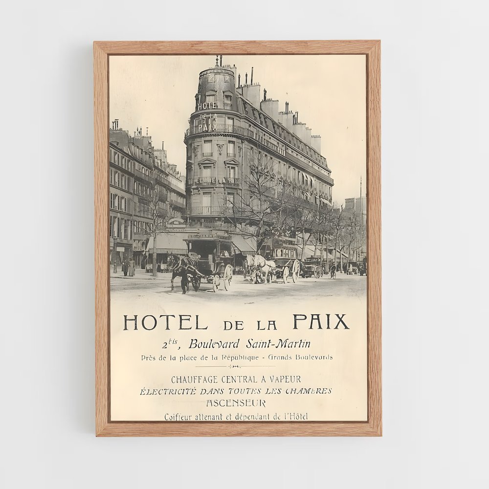 Poster Paris parisienne – affiche Jeux Olympiques (vue 4)